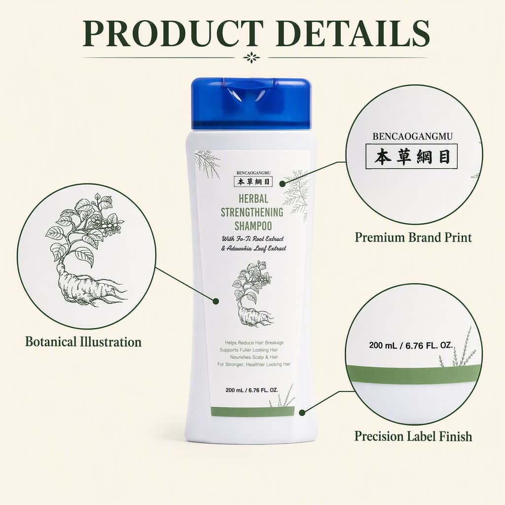 Herbal Strengthening Shampoo Fo-Ti Arborvitae