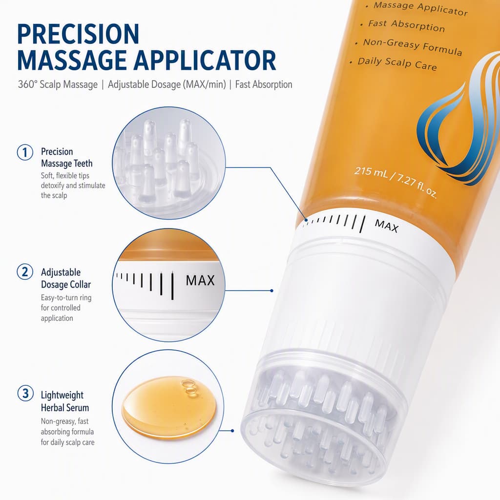 Comb Tip Scalp Treatment Serum OEM