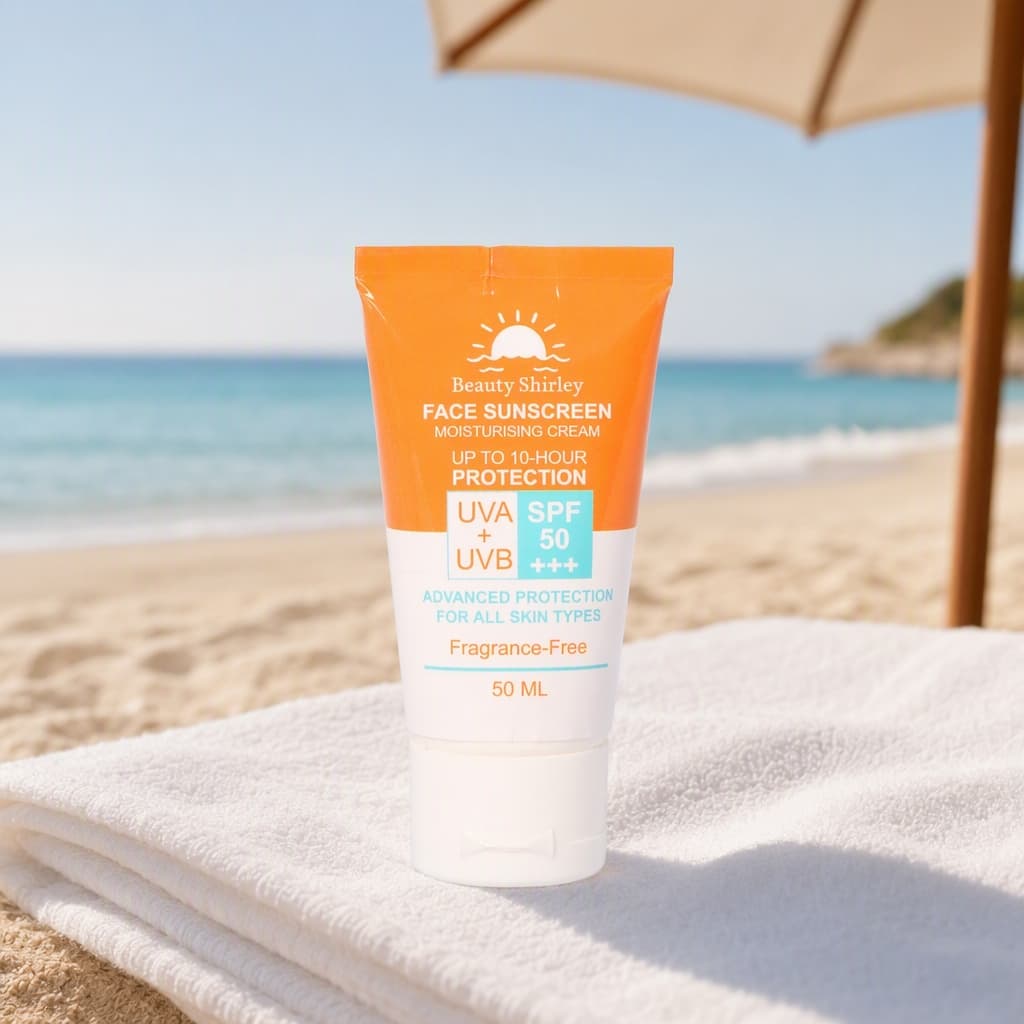 SPF50 Face Sunscreen Cream 50ml Fragrance Free